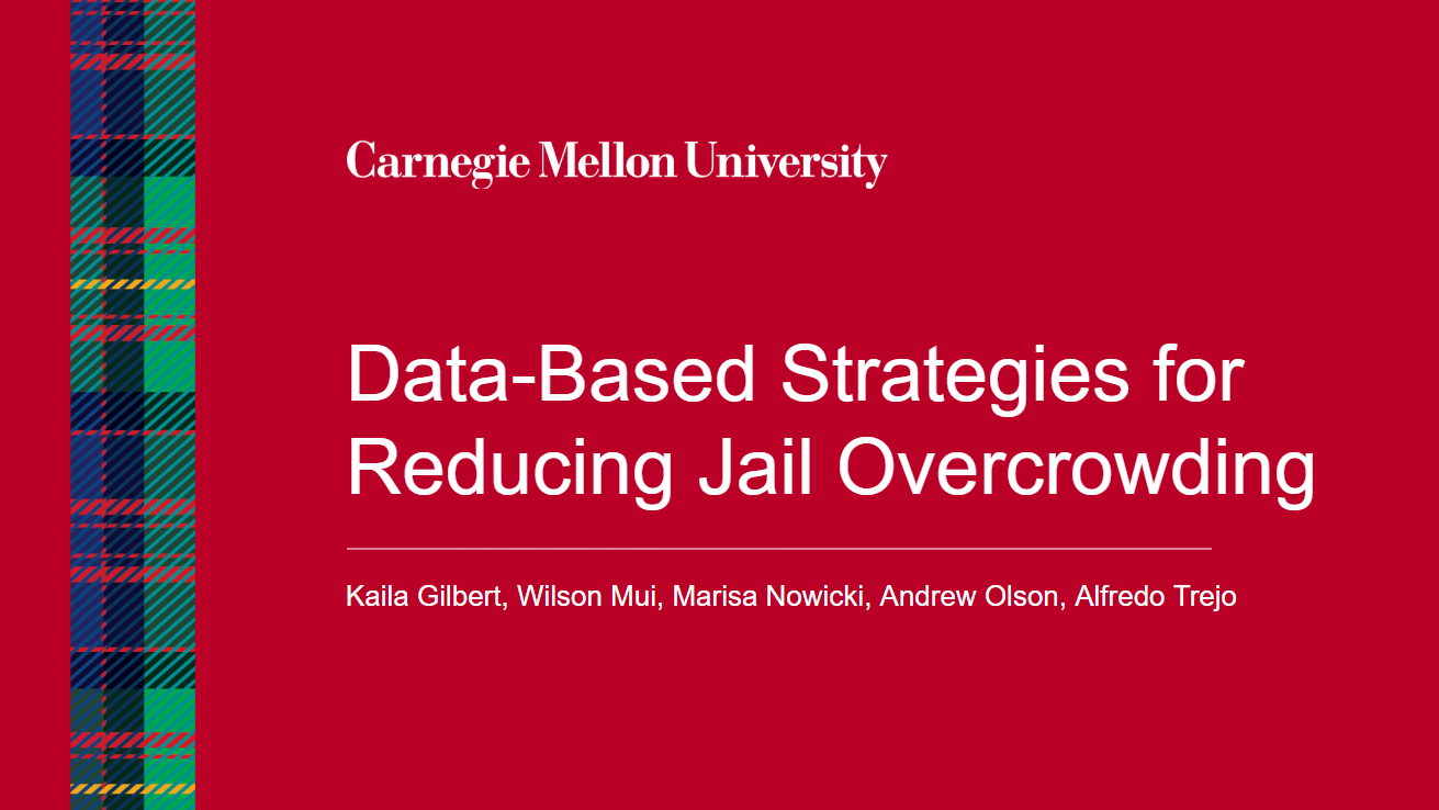 Data-Based Strategies for Reducing Jail Overcrowding